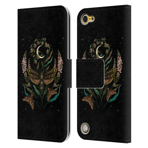 Episodic Drawing Illustration Animals Death Head Leather Book Wallet Case Cover For Apple iPod Touch 5G 5th Gen