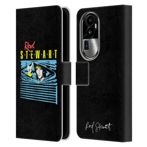 Rod Stewart Art Blinds Leather Book Wallet Case Cover For OPPO Reno10 Pro+