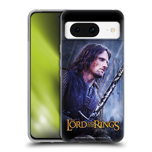 The Lord Of The Rings The Two Towers Character Art Aragorn Soft Gel Case for Google Pixel 8