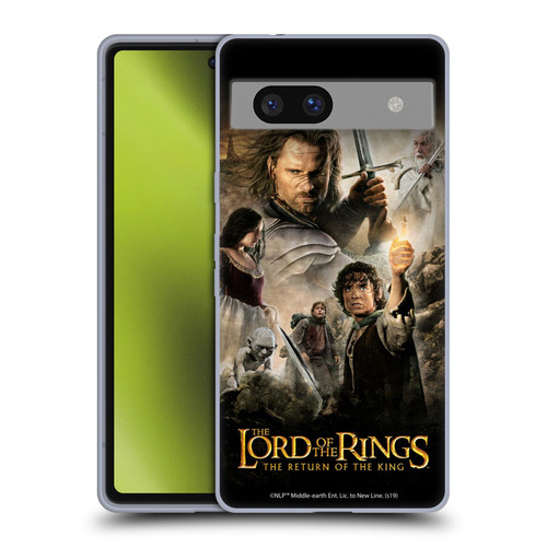 The Lord Of The Rings The Return Of The King Posters Main Characters Soft Gel Case for Google Pixel 7a