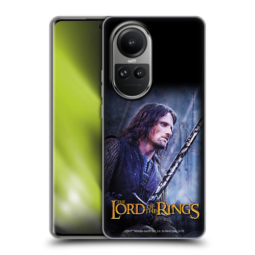 The Lord Of The Rings The Two Towers Character Art Aragorn Soft Gel Case for OPPO Reno10 5G / Reno10 Pro 5G