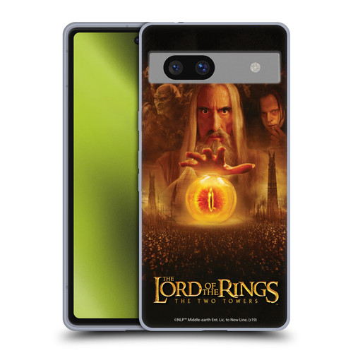 The Lord Of The Rings The Two Towers Posters Saruman Eye Soft Gel Case for Google Pixel 7a