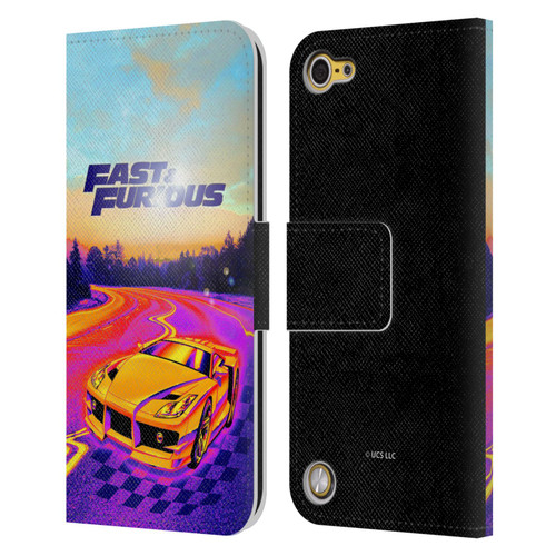 Fast & Furious Franchise Fast Fashion Colourful Car Leather Book Wallet Case Cover For Apple iPod Touch 5G 5th Gen