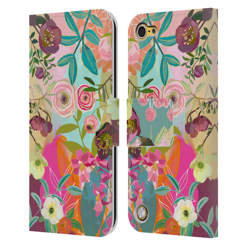 Suzanne Allard Floral Art Chase A Dream Leather Book Wallet Case Cover For Apple iPod Touch 5G 5th Gen
