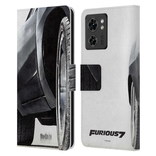 Fast & Furious Franchise Key Art Furious Tire Leather Book Wallet Case Cover For Motorola Moto Edge 40