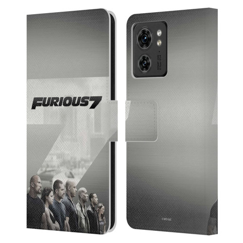 Fast & Furious Franchise Key Art Furious 7 Leather Book Wallet Case Cover For Motorola Moto Edge 40