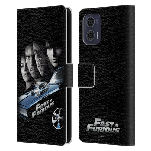 Fast & Furious Franchise Key Art 2009 Movie Leather Book Wallet Case Cover For Motorola Moto G73 5G