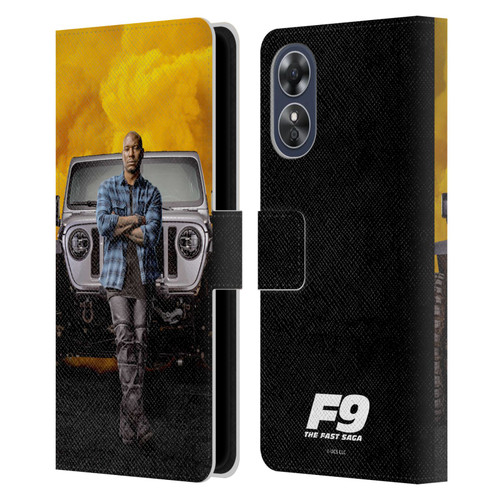 Fast & Furious Franchise Key Art F9 The Fast Saga Roman Leather Book Wallet Case Cover For OPPO A17