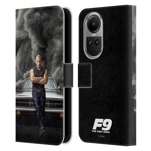 Fast & Furious Franchise Key Art F9 The Fast Saga Dom Leather Book Wallet Case Cover For OPPO Reno10 5G / Reno10 Pro 5G