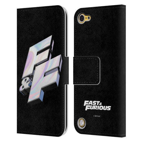 Fast & Furious Franchise Logo Art F&F 3D Leather Book Wallet Case Cover For Apple iPod Touch 5G 5th Gen