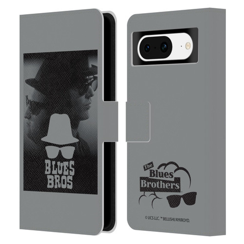 The Blues Brothers Graphics Jake And Elwood Leather Book Wallet Case Cover For Google Pixel 8