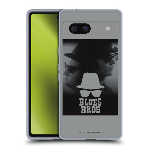 The Blues Brothers Graphics Jake And Elwood Soft Gel Case for Google Pixel 7a