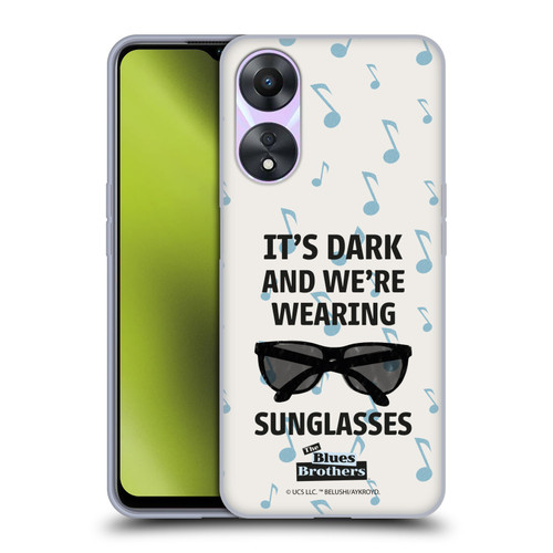 The Blues Brothers Graphics Sunglasses Soft Gel Case for OPPO A78 5G