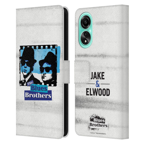 The Blues Brothers Graphics Film Leather Book Wallet Case Cover For OPPO A78 5G