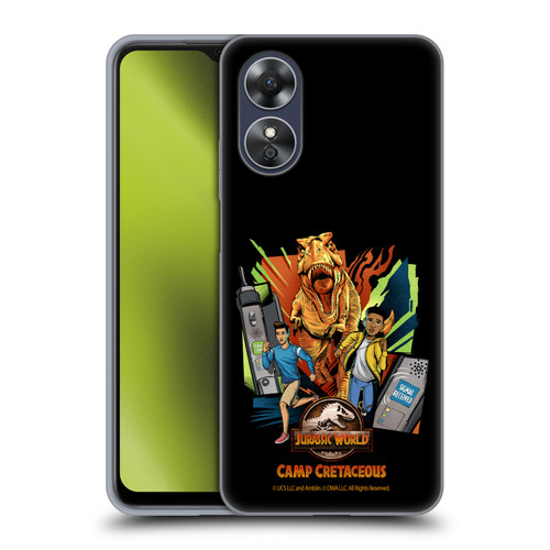 Jurassic World: Camp Cretaceous Character Art Signal Soft Gel Case for OPPO A17