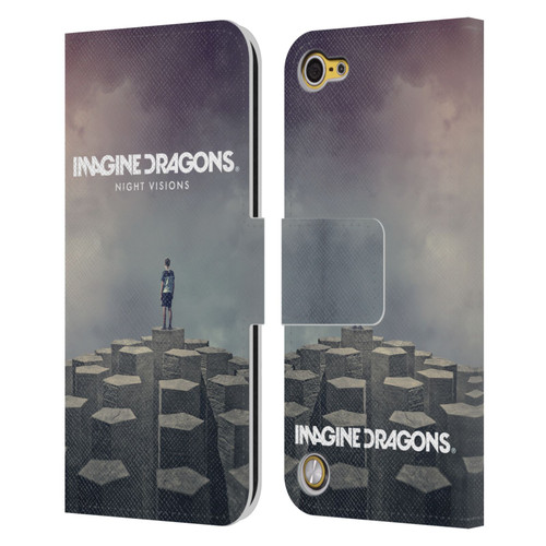 Imagine Dragons Key Art Night Visions Album Cover Leather Book Wallet Case Cover For Apple iPod Touch 5G 5th Gen