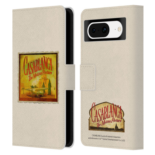 Casablanca Graphics Poster Leather Book Wallet Case Cover For Google Pixel 8