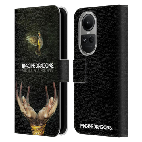 Imagine Dragons Key Art Smoke And Mirrors Leather Book Wallet Case Cover For OPPO Reno10 5G / Reno10 Pro 5G