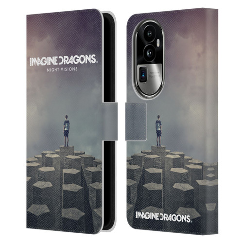 Imagine Dragons Key Art Night Visions Album Cover Leather Book Wallet Case Cover For OPPO Reno10 Pro+