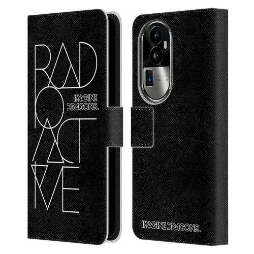 Imagine Dragons Key Art Radioactive Leather Book Wallet Case Cover For OPPO Reno10 Pro+