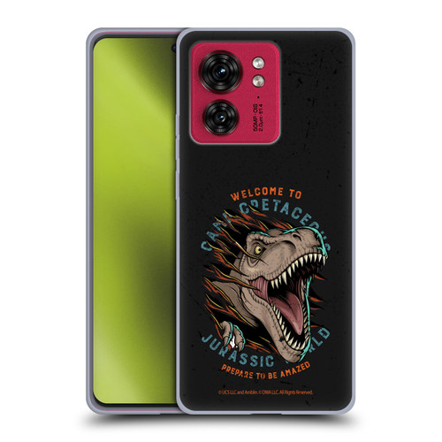 Jurassic World: Camp Cretaceous Dinosaur Graphics Welcome Soft Gel Case for Motorola Moto Edge 40