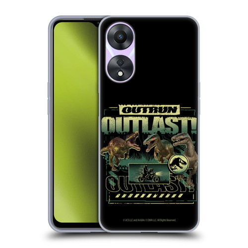 Jurassic World: Camp Cretaceous Dinosaur Graphics Outlast Soft Gel Case for OPPO A78 5G