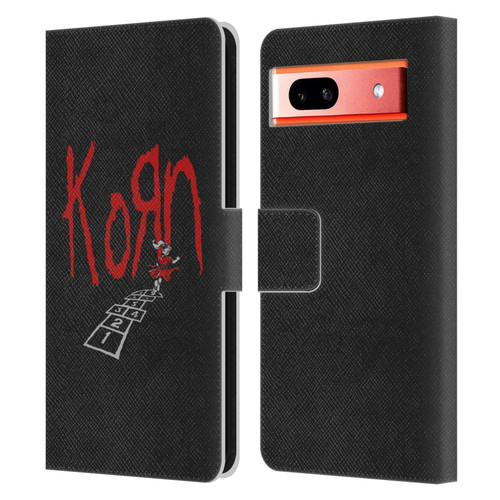 Korn Graphics Follow The Leader Leather Book Wallet Case Cover For Google Pixel 7a