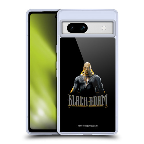 Black Adam Graphics Black Adam Soft Gel Case for Google Pixel 7a