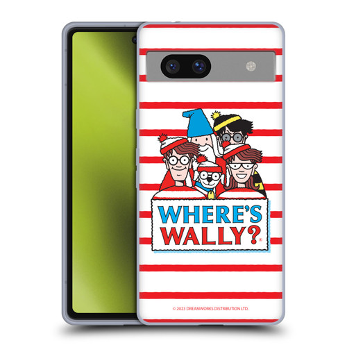 Where's Wally? Graphics Characters Soft Gel Case for Google Pixel 7a