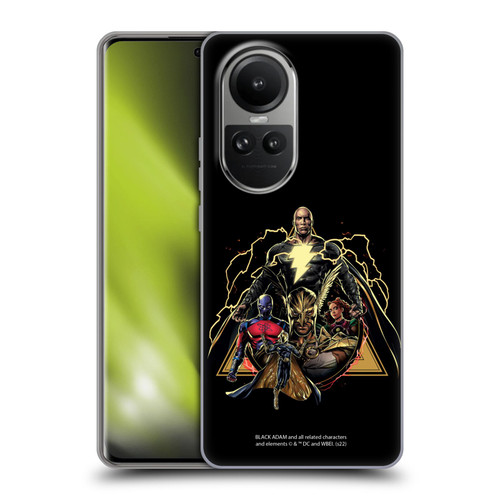 Black Adam Graphics Group Soft Gel Case for OPPO Reno10 5G / Reno10 Pro 5G