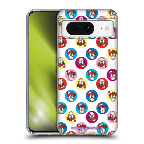Where's Wally? Graphics Face Pattern Soft Gel Case for Google Pixel 8