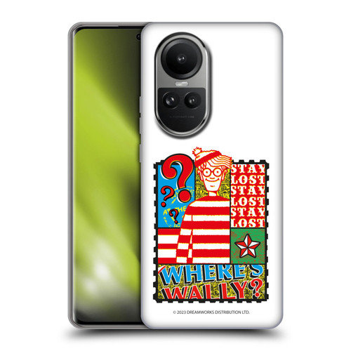 Where's Wally? Graphics Stay Lost Soft Gel Case for OPPO Reno10 5G / Reno10 Pro 5G