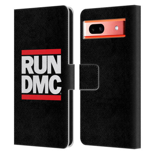 Run-D.M.C. Key Art Logo Leather Book Wallet Case Cover For Google Pixel 7a