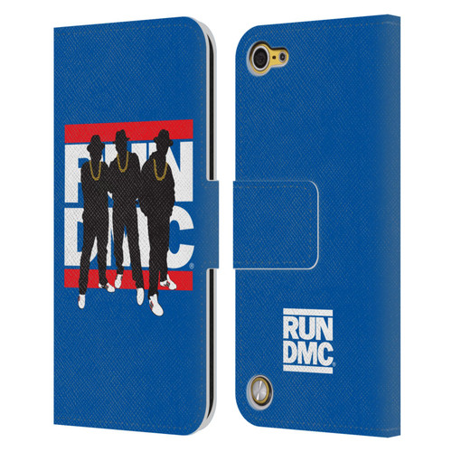 Run-D.M.C. Key Art Silhouette Leather Book Wallet Case Cover For Apple iPod Touch 5G 5th Gen