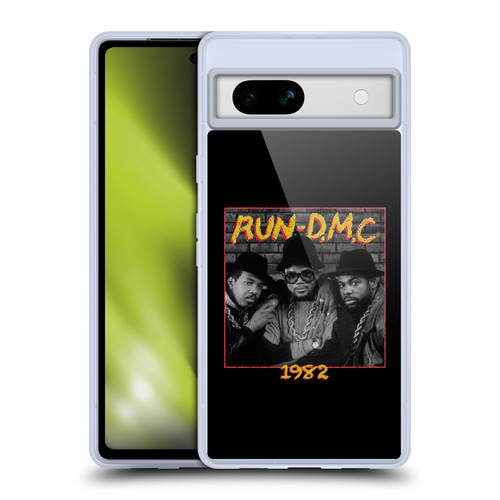 Run-D.M.C. Key Art Photo 1982 Soft Gel Case for Google Pixel 7a