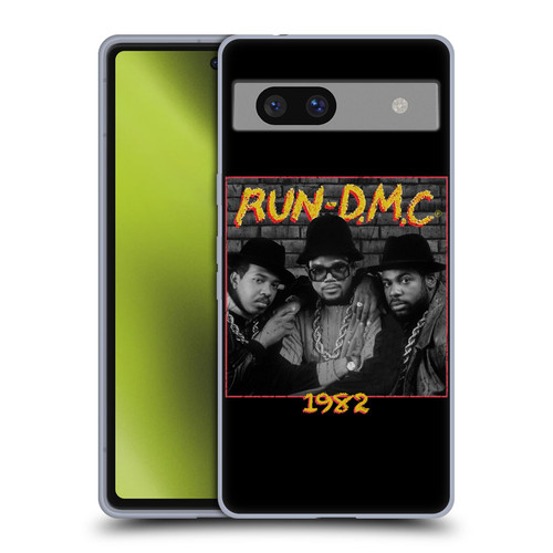 Run-D.M.C. Key Art Photo 1982 Soft Gel Case for Google Pixel 7a