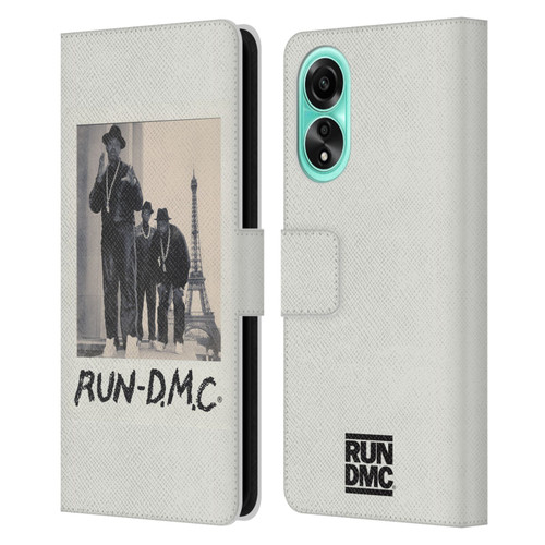 Run-D.M.C. Key Art Polaroid Leather Book Wallet Case Cover For OPPO A78 4G