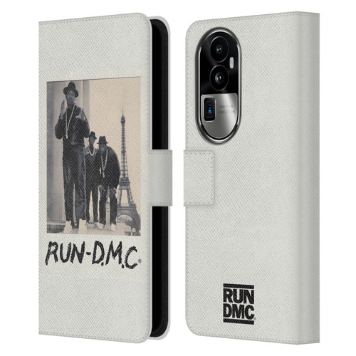 Run-D.M.C. Key Art Polaroid Leather Book Wallet Case Cover For OPPO Reno10 Pro+
