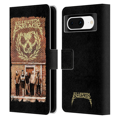 Killswitch Engage Band Art Brick Wall Leather Book Wallet Case Cover For Google Pixel 8