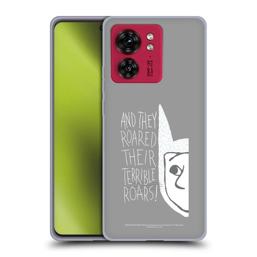 Where the Wild Things Are Literary Graphics Terrible Roars Soft Gel Case for Motorola Moto Edge 40