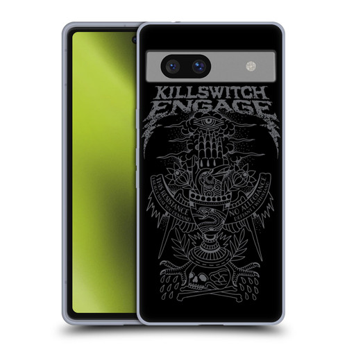Killswitch Engage Band Art Resistance Soft Gel Case for Google Pixel 7a