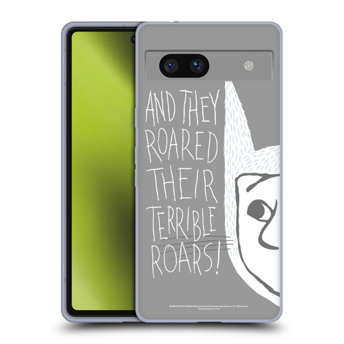 Where the Wild Things Are Literary Graphics Terrible Roars Soft Gel Case for Google Pixel 7a