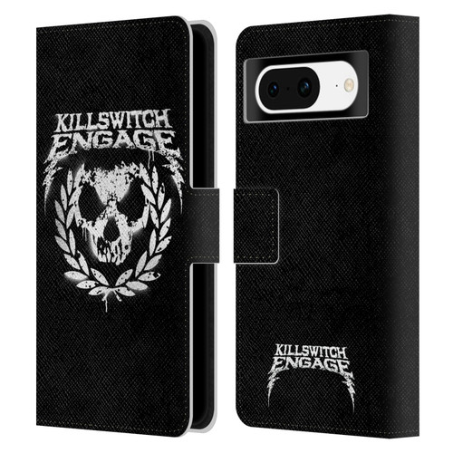 Killswitch Engage Tour Wreath Spray Paint Design Leather Book Wallet Case Cover For Google Pixel 8