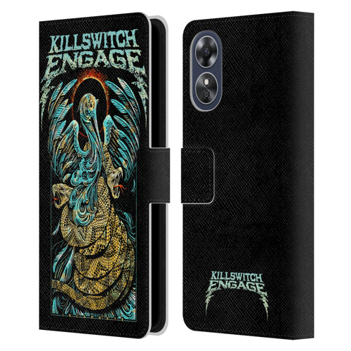 Killswitch Engage Tour Snakes Leather Book Wallet Case Cover For OPPO A17
