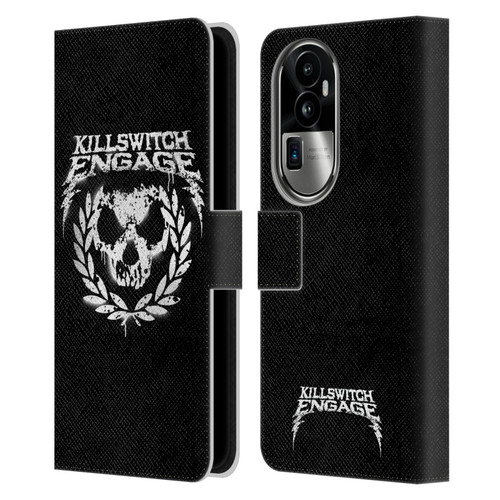 Killswitch Engage Tour Wreath Spray Paint Design Leather Book Wallet Case Cover For OPPO Reno10 Pro+