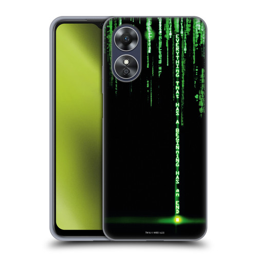 The Matrix Revolutions Key Art Everything That Has Beginning Soft Gel Case for OPPO A17