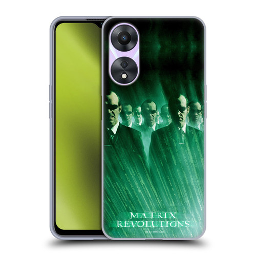 The Matrix Revolutions Key Art Smiths Soft Gel Case for OPPO A78 5G