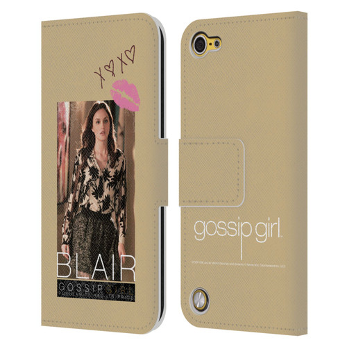 Gossip Girl Graphics Blair Leather Book Wallet Case Cover For Apple iPod Touch 5G 5th Gen