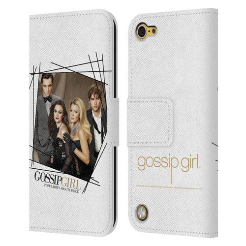 Gossip Girl Graphics Poster 2 Leather Book Wallet Case Cover For Apple iPod Touch 5G 5th Gen