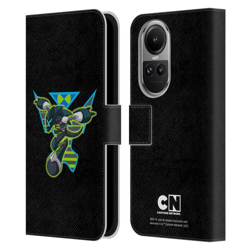 Ben 10: Animated Series Graphics Alien Leather Book Wallet Case Cover For OPPO Reno10 5G / Reno10 Pro 5G